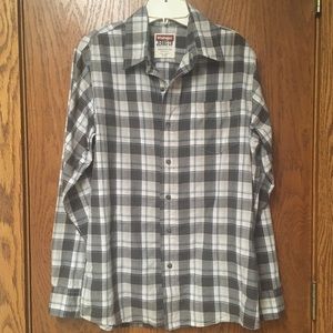 Wrangler Western plaid button down shirt